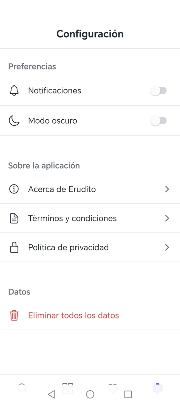 Selección de tema para el quiz